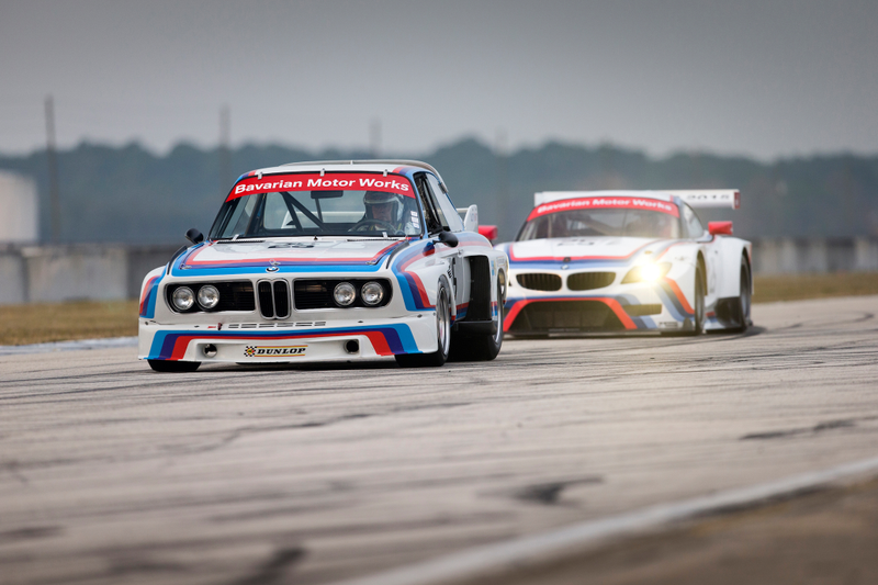Illustration for article titled BMW Dressed Up The Team RLL Z4M Like The Batmobile For Sebring